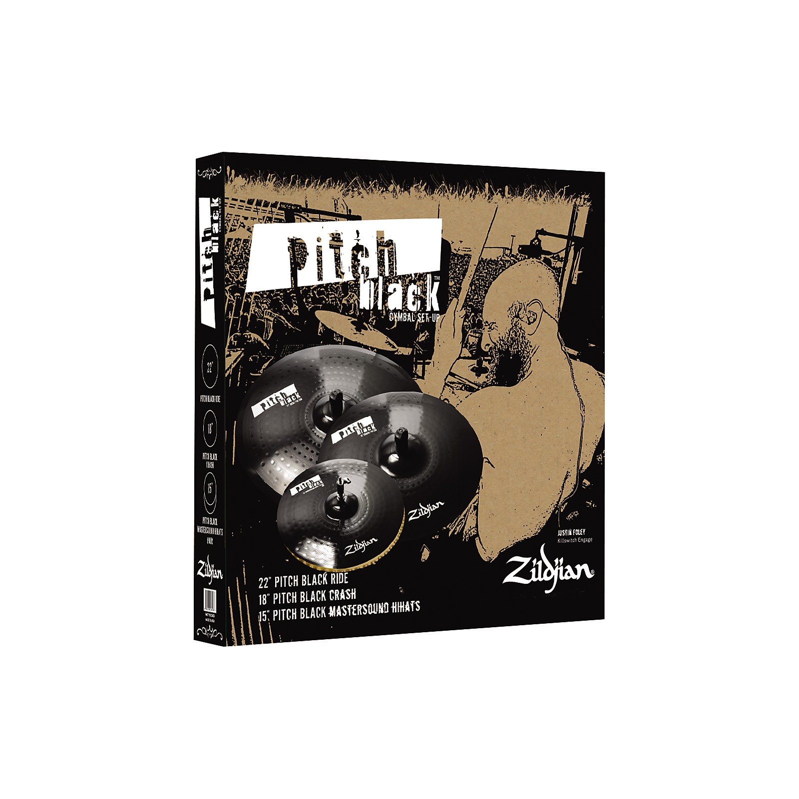 Zildjian Pitch Black Pro Cymbal Box Set Musician's Friend