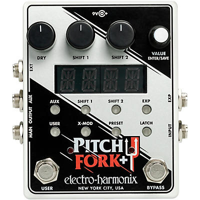Electro-Harmonix Pitch Fork+ Polyphonic Pitch-Shifter Effects Pedal