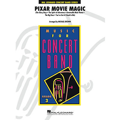 Hal Leonard Pixar Movie Magic - Young Concert Band Series Level 3 arranged by Michael Brown