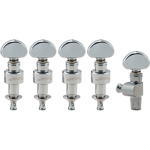 Grover Planetary Metal Button Tuning Pegs Chrome