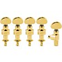 Grover Planetary Metal Button Tuning Pegs Gold