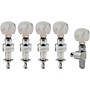 Grover Planetary Round Pearloid Button Tuning Pegs Chrome