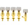 Grover Planetary Square Pearloid Button Tuning Pegs Gold