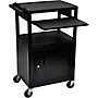 H. Wilson Plastic Cart with Pullout Keyboard Tray