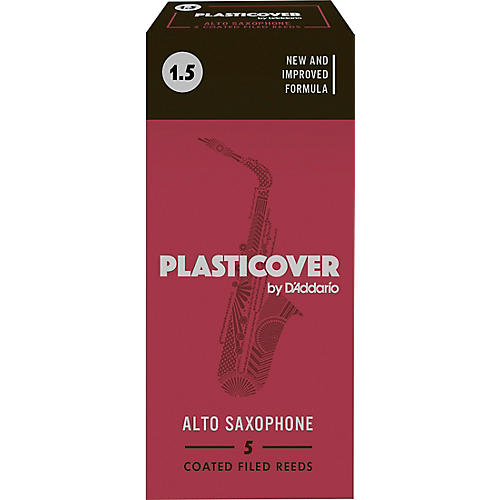 Rico Plasticover Alto Saxophone Reeds Strength 1.5 Box of 5