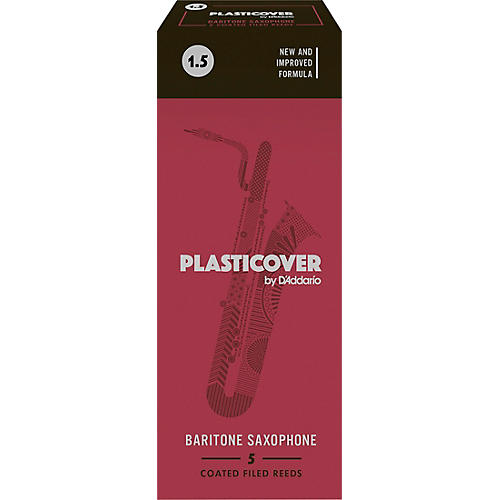 Rico Plasticover Baritone Saxophone Reeds Strength 1.5 Box of 5