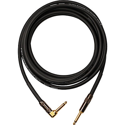 Mogami Platinum Instrument Cable With Right Angle to Straight End Connectors