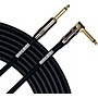 Mogami Platinum Instrument Cable With Right Angle to Straight End Connectors 20 ft. Right Angle to Straight
