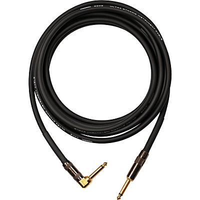 Mogami Platinum Instrument Cable with Right Angle to Straight End Connectors