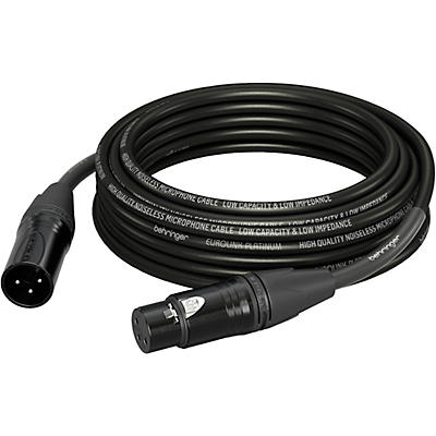 Behringer Platinum Performance Straight to Straight Microphone Cable with XLR Connectors