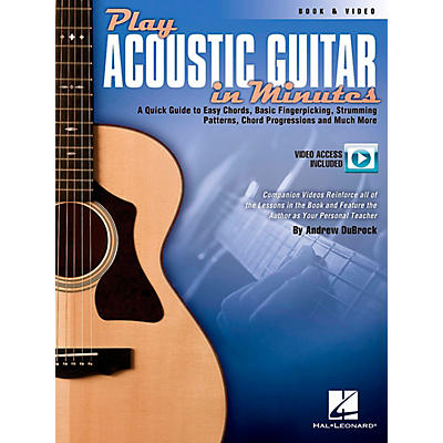 Hal Leonard Play Acoustic Guitar In Minutes Book/DVD