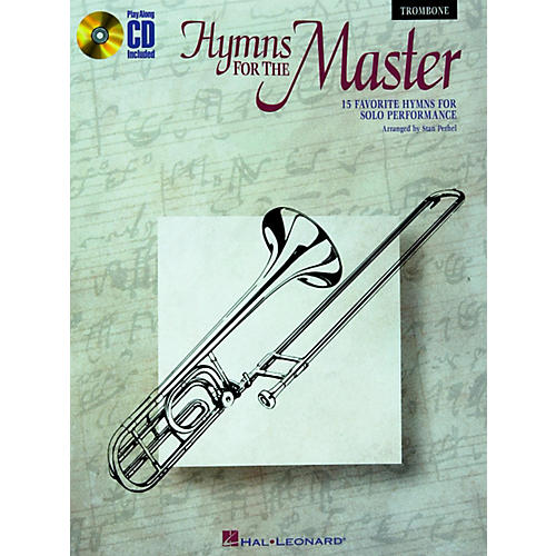 Hal Leonard Play Along Hymns for The Master (Book/CD) Trombone