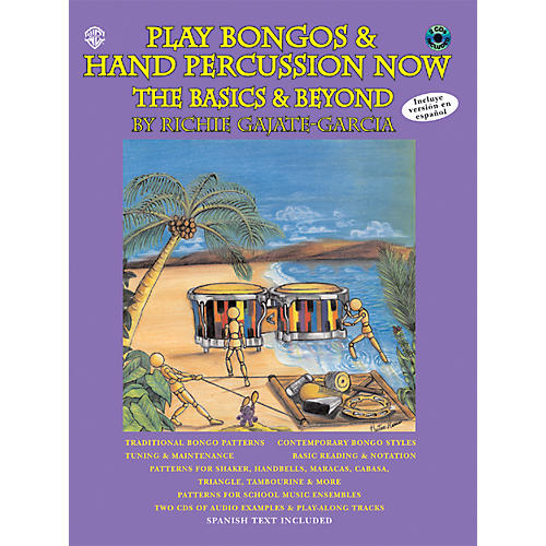 Alfred Play Bongos & Hand Percussion Now: The Basics & Beyond Book