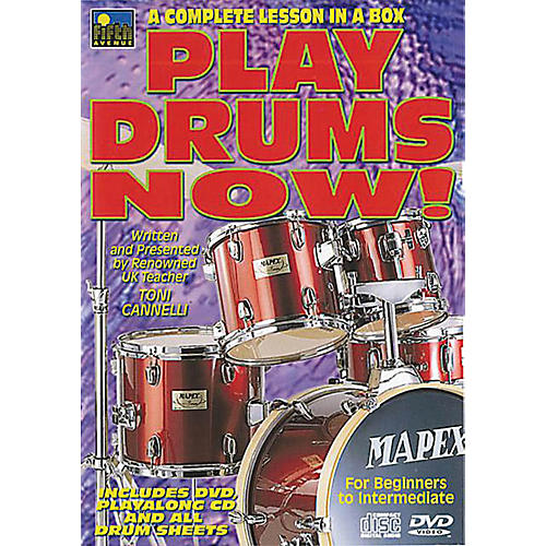 Play Drums Now! (A Complete Lesson in a Box) Music Sales America Series Written by Toni Cannelli