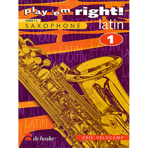 Play 'Em Right Latin - Vol. 1 (Vol. 1 - Eb/Bb Sax) De Haske Play-Along Book Series