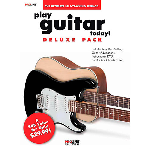 Play Guitar Today Deluxe Pack - Includes 4 Books/CD/DVD - Proline Series