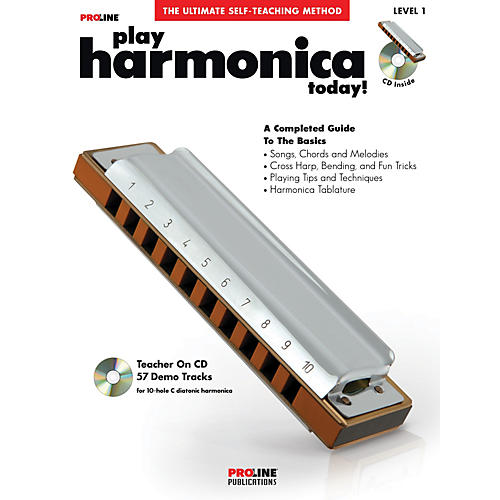 Play Harmonica Today! Method Book With CD & DVD