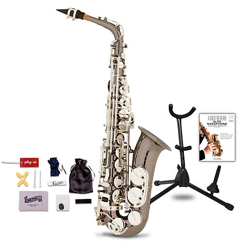 Allora Play It Again Midnight Deluxe Alto Saxophone Kit