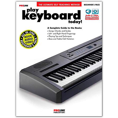 Proline Play Keyboard Today! Beginner's Pack Book/Audio & Video Online