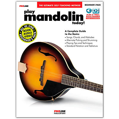 Proline Play Mandolin Today! Beginner's Pack Book/Audio & Video Online