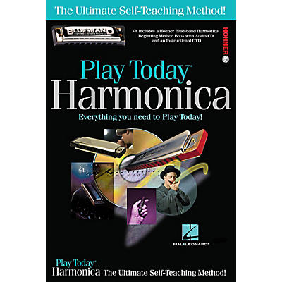 Hal Leonard Play Today Harmonica Complete Kit (Book/CD/DVD/Harmonica)