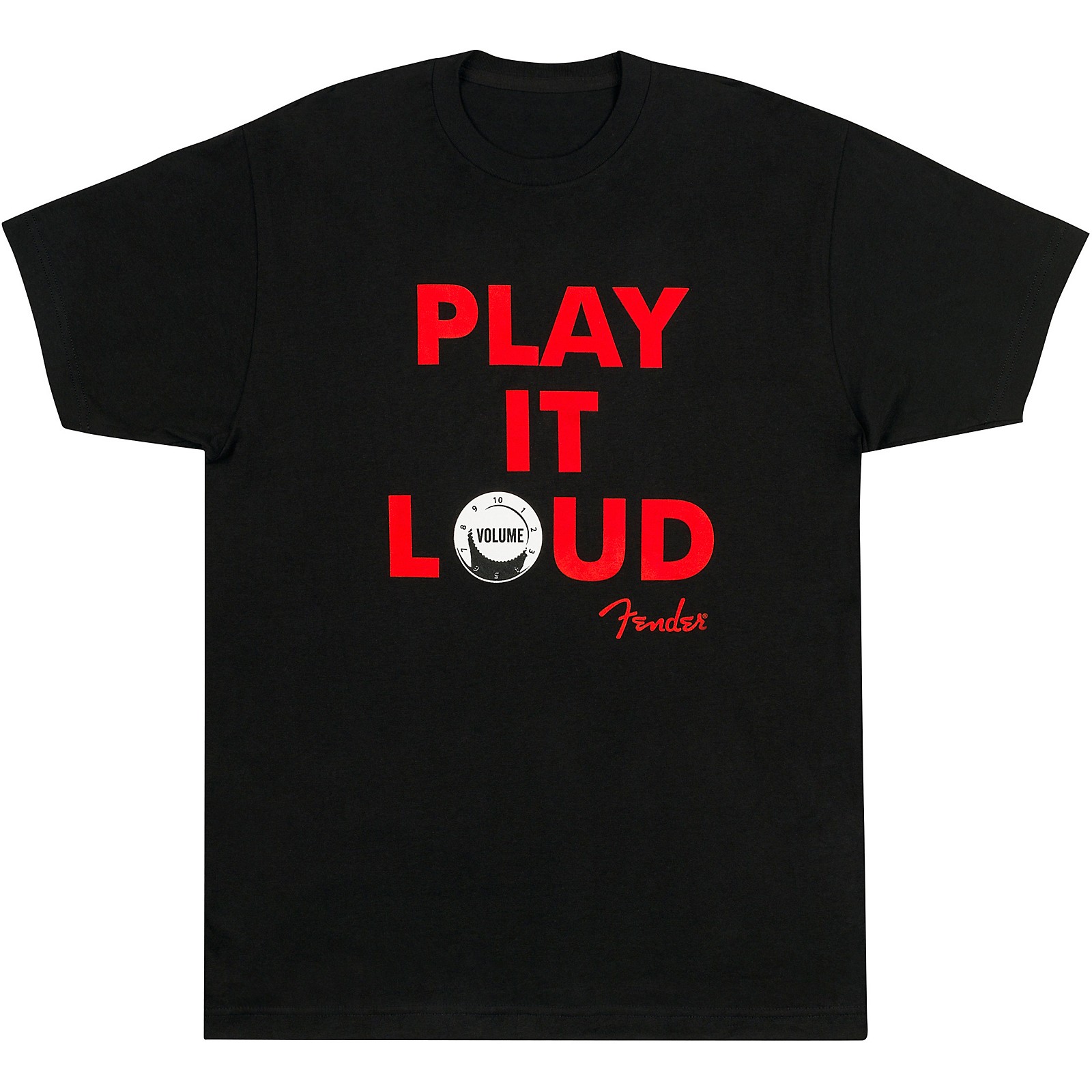 Fender Play it Loud T-Shirt Medium Black | Musician's Friend