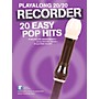 Music Sales Playalong 20/20 Recorder - 20 Easy Pop Hits Book/Online Audio