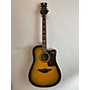 Used Keith Urban Player Acoustic Guitar 2 Tone Sunburst