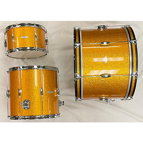 C&C Drum Company Player Date II Drum Kit Gold Sparkle