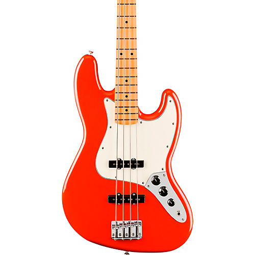 Fender Player II Jazz Bass Maple Fingerboard Coral Red