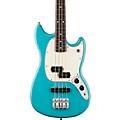Fender Player II Mustang Bass PJ Rosewood Fingerboard - Hialeah YellowAquatone Blue