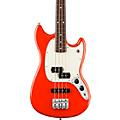 Fender Player II Mustang Bass PJ Rosewood Fingerboard - Hialeah YellowCoral Red