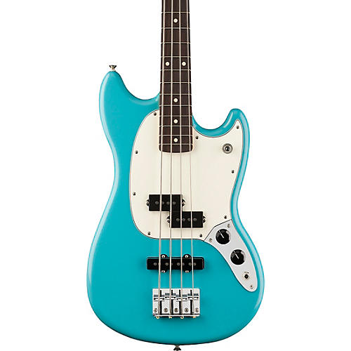 Fender Player II Mustang Bass PJ Rosewood Fingerboard Aquatone Blue