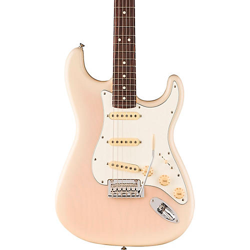 Fender Player II Stratocaster Chambered Ash Body Rosewood Fingerboard Electric Guitar White Blonde