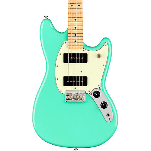 Fender Player Mustang 90 Maple Fingerboard Electric Guitar, Sea Foam Green Sea Foam Green