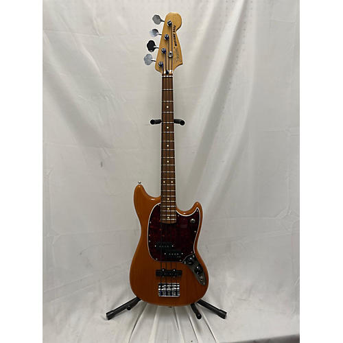 Fender Player Mustang Bass PJ Electric Bass Guitar Natural