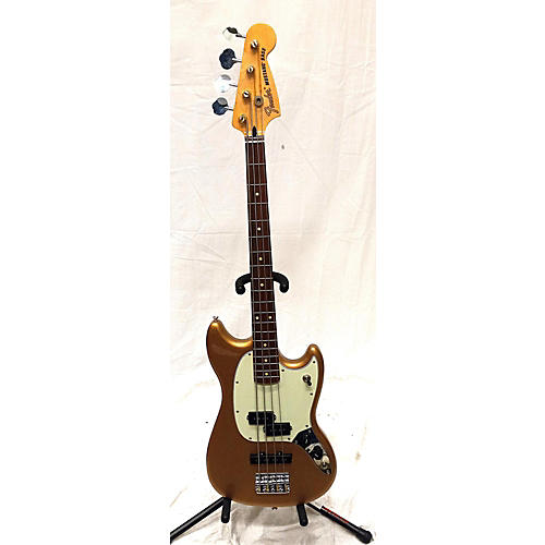 Fender Player Mustang Bass PJ Electric Bass Guitar firemist gold