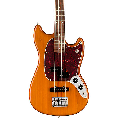 Fender Player Mustang PJ Bass With Pau Ferro Fingerboard Condition 2 - Blemished Aged Natural 197881157913