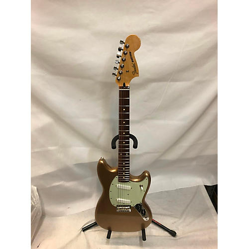 Fender Player Mustang Solid Body Electric Guitar firemist gold