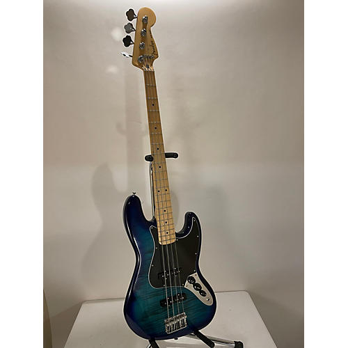 Fender Player Plus Jazz Bass Plus Top Electric Bass Guitar Midnight Blue