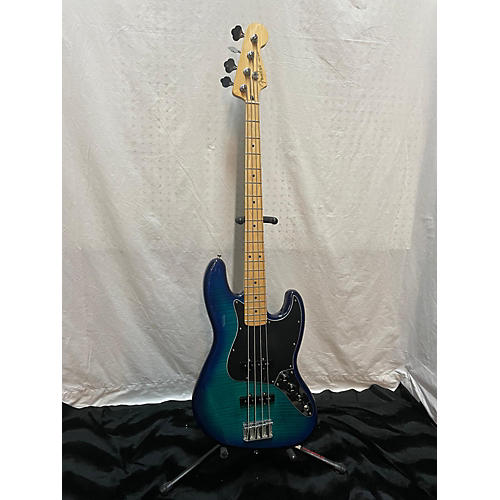 Fender Player Plus Jazz Bass Plus Top Electric Bass Guitar Ocean Blue Burst