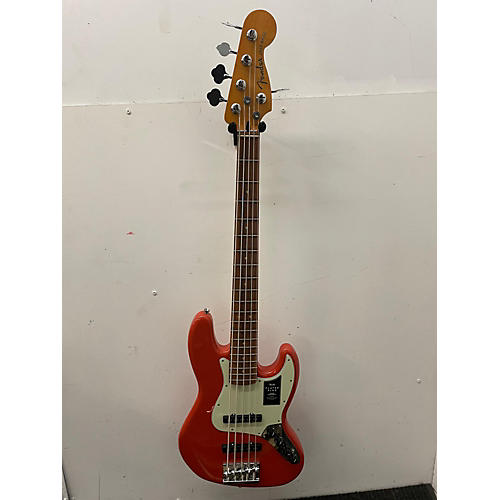 Fender Player Plus Jazz Bass V Electric Bass Guitar Fiesta Red
