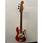 Used Fender Player Plus Jazz Bass V Electric Bass Guitar Fiesta Red