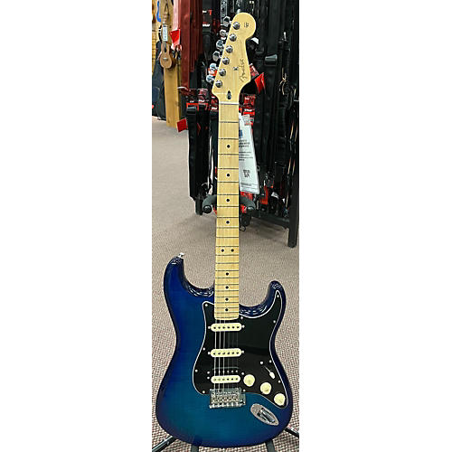 Fender Player Plus Stratocaster HSS Solid Body Electric Guitar Denim Blue