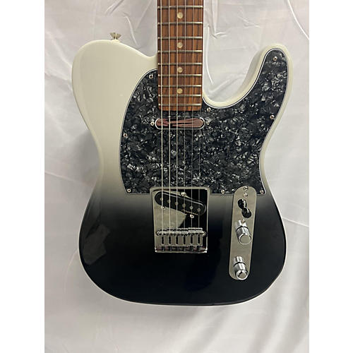 Fender Player Plus Telecaster Solid Body Electric Guitar black/white fade
