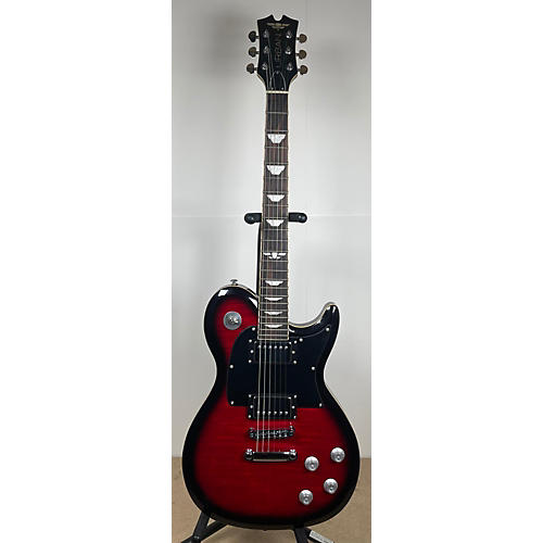 Keith Urban Player Solid Body Electric Guitar Red to Black Fade