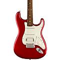 Fender Player Stratocaster HSS Pau Ferro Fingerboard Electric Guitar BlackCandy Apple Red