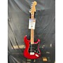 Used Fender Player Stratocaster HSS Pau Ferro Solid Body Electric Guitar Candy Red Burst