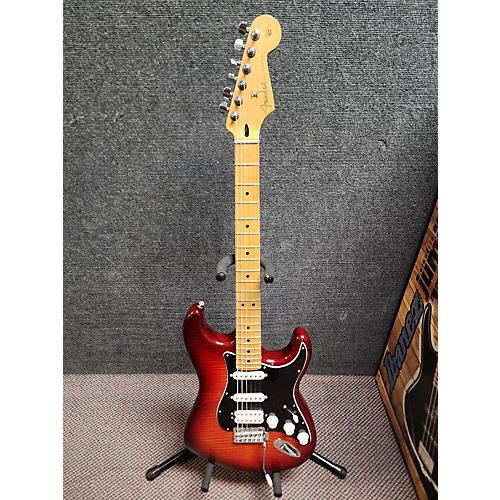 Fender Player Stratocaster HSS Solid Body Electric Guitar Aged Cherry Burst