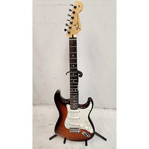 Fender Player Stratocaster Solid Body Electric Guitar Flame Top Sunburst